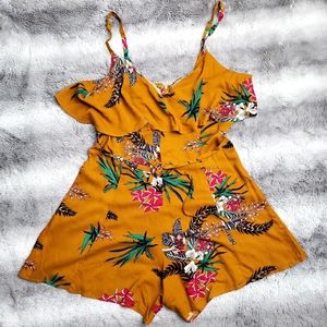 Floral summer jumpsuit , rompers,  one-piece